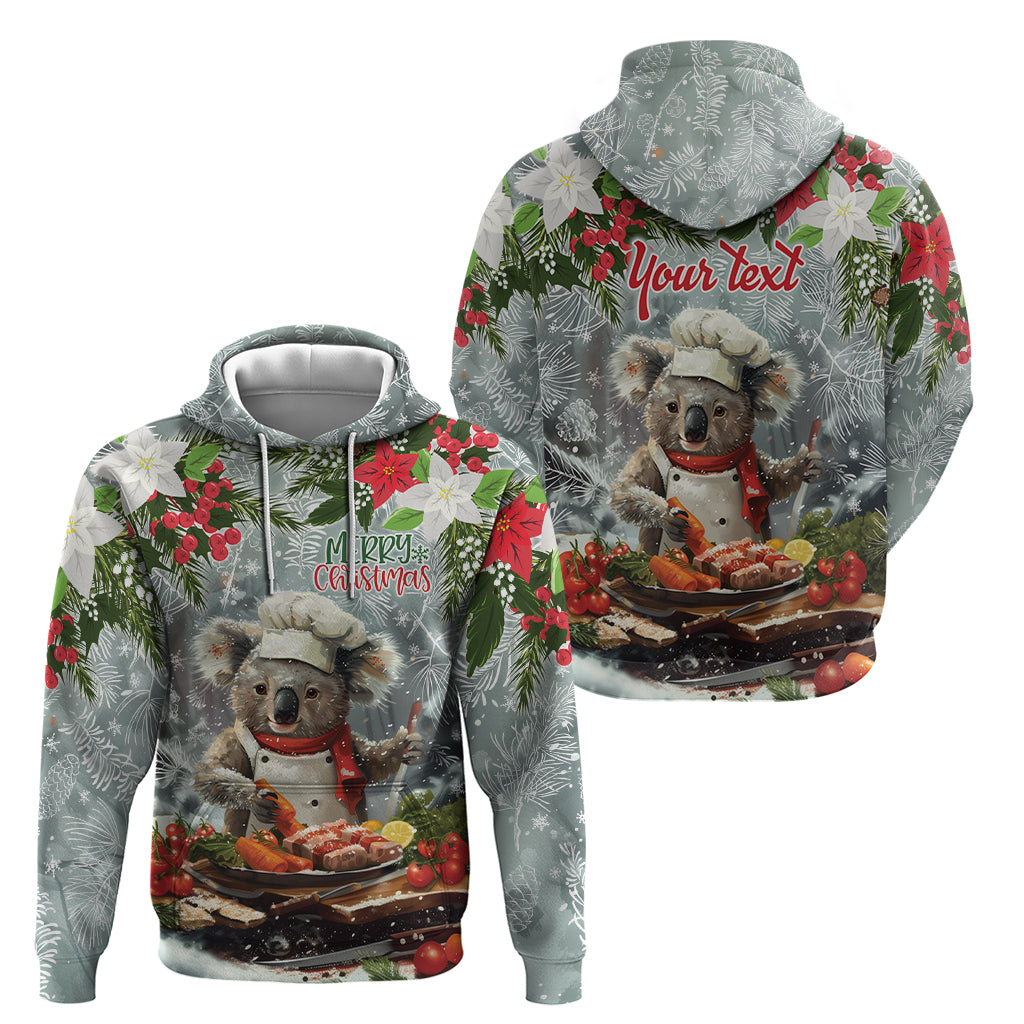 Personalised Koala Chef Christmas in July Hoodie