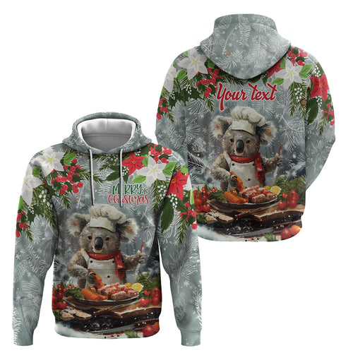 Personalised Koala Chef Christmas in July Hoodie