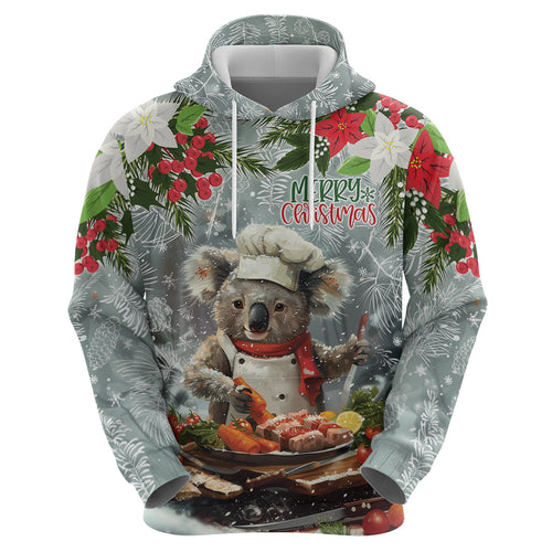 Personalised Koala Chef Christmas in July Hoodie
