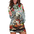 Personalised Koala Chef Christmas in July Hoodie Dress
