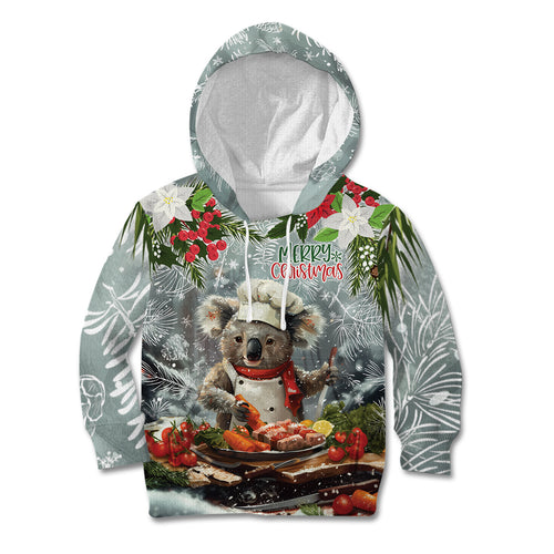 Personalised Koala Chef Christmas in July Kid Hoodie