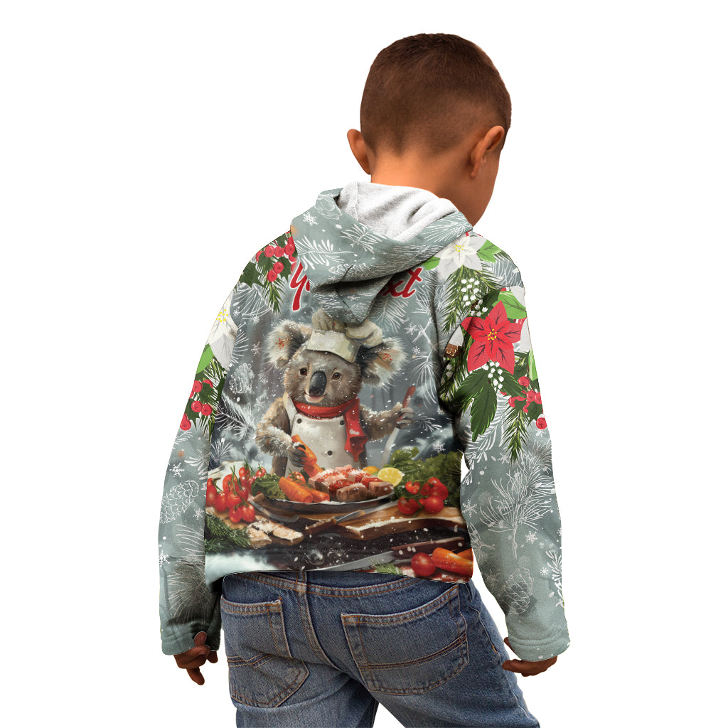 Personalised Koala Chef Christmas in July Kid Hoodie