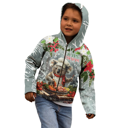 Personalised Koala Chef Christmas in July Kid Hoodie