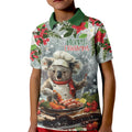 Personalised Koala Chef Christmas in July Kid Polo Shirt