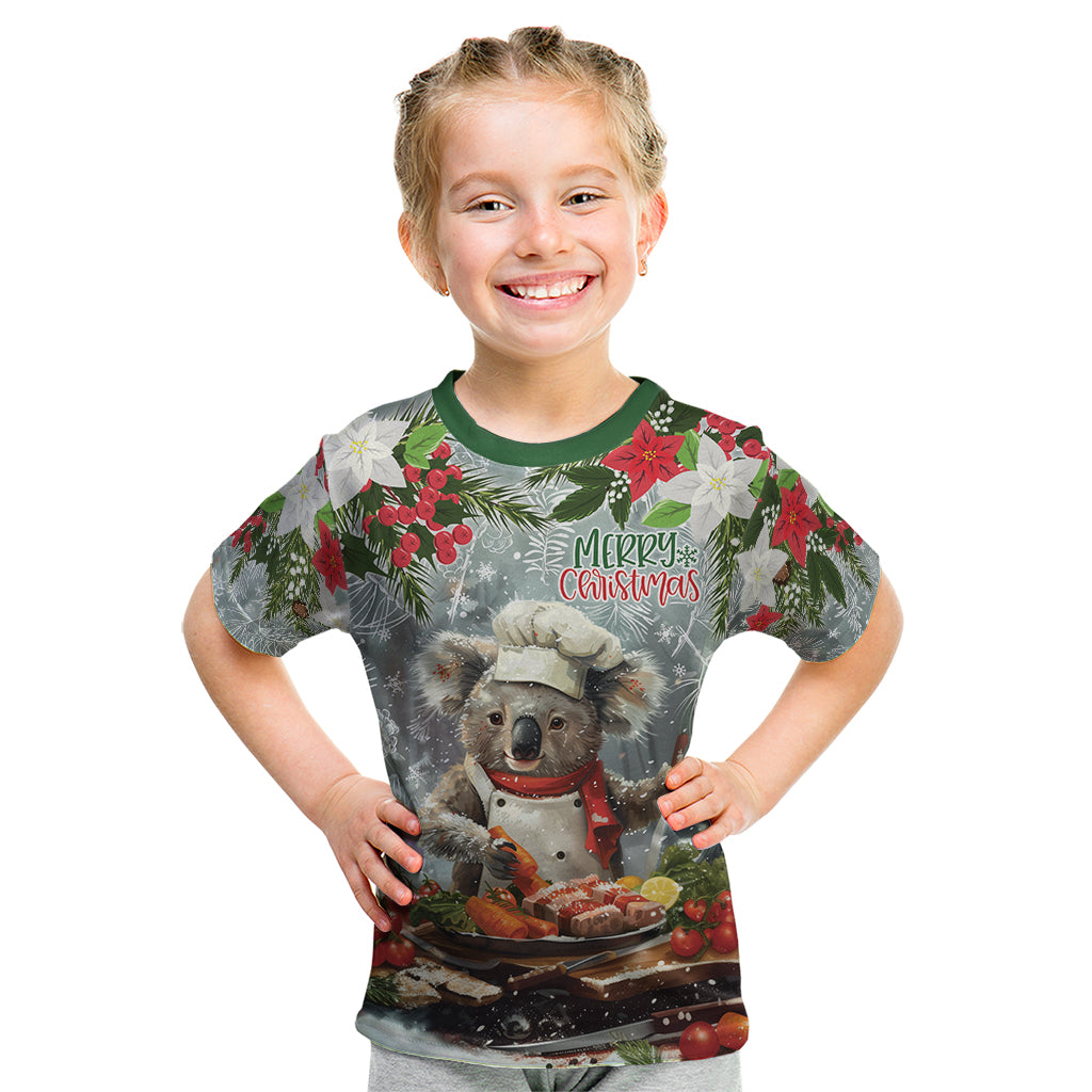 Personalised Koala Chef Christmas in July Kid T Shirt