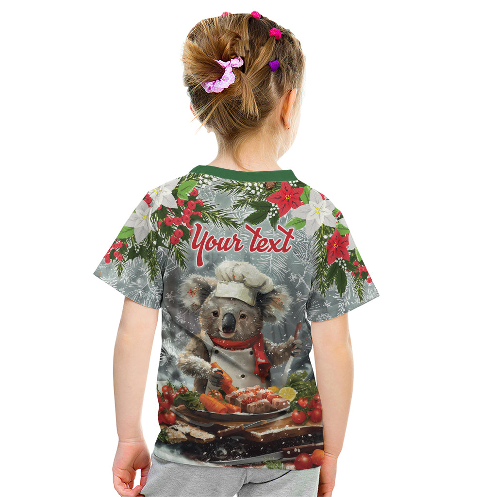 Personalised Koala Chef Christmas in July Kid T Shirt
