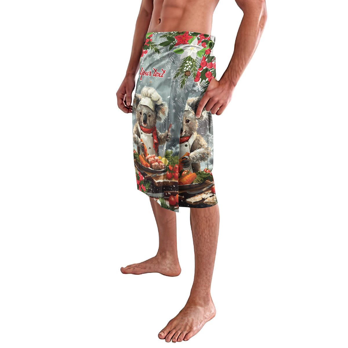 Personalised Koala Chef Christmas in July Lavalava