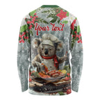 Personalised Koala Chef Christmas in July Long Sleeve Shirt