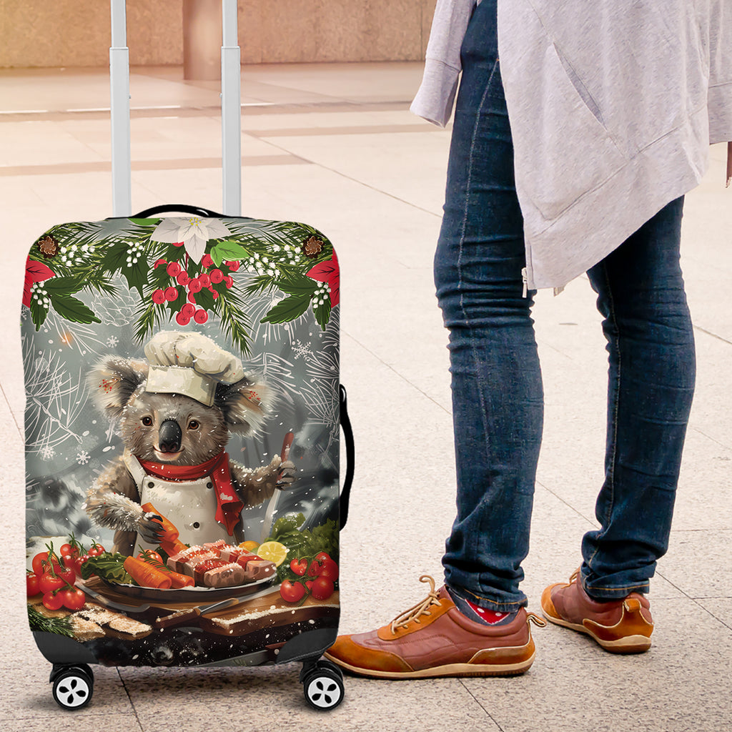 Koala Chef Christmas in July Luggage Cover
