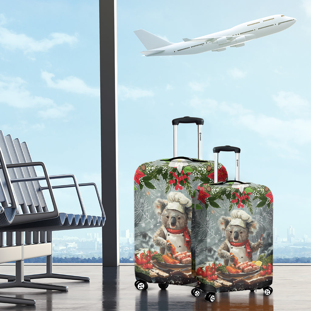 Koala Chef Christmas in July Luggage Cover