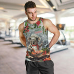 Personalised Koala Chef Christmas in July Men Tank Top