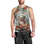 Personalised Koala Chef Christmas in July Men Tank Top