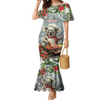 Personalised Koala Chef Christmas in July Mermaid Dress