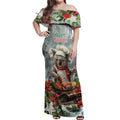 Personalised Koala Chef Christmas in July Off Shoulder Maxi Dress