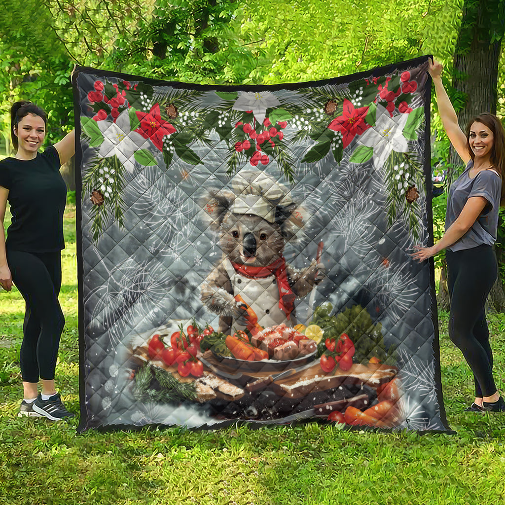 Koala Chef Christmas in July Quilt