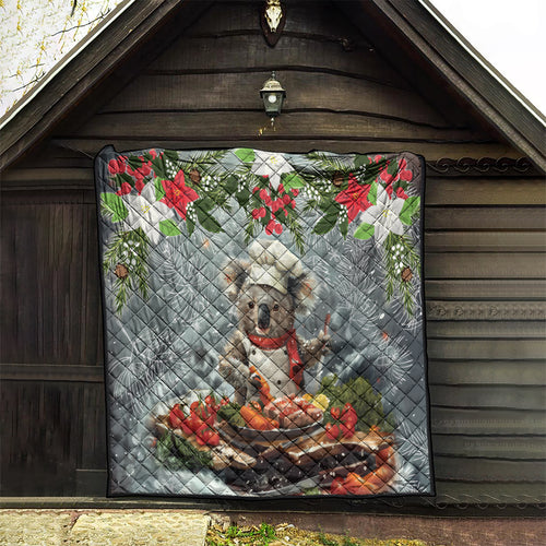 Koala Chef Christmas in July Quilt