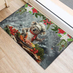 Koala Chef Christmas in July Rubber Doormat