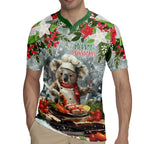 Personalised Koala Chef Christmas in July Rugby Jersey