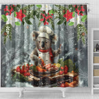 Koala Chef Christmas in July Shower Curtain