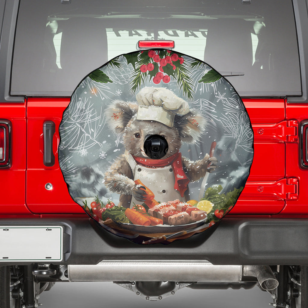 Koala Chef Christmas in July Spare Tire Cover
