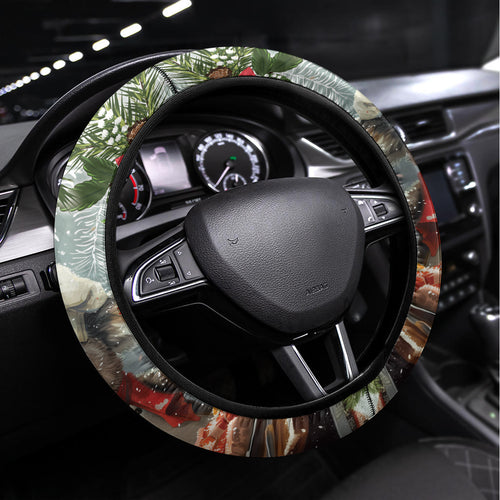 Koala Chef Christmas in July Steering Wheel Cover