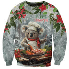 Personalised Koala Chef Christmas in July Sweatshirt