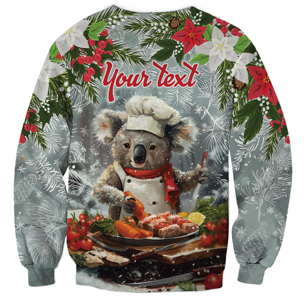 Personalised Koala Chef Christmas in July Sweatshirt
