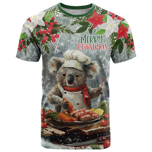 Personalised Koala Chef Christmas in July T Shirt
