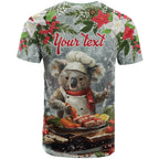 Personalised Koala Chef Christmas in July T Shirt