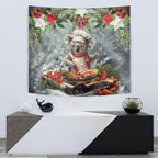 Koala Chef Christmas in July Tapestry