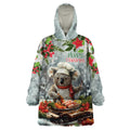 Personalised Koala Chef Christmas in July Wearable Blanket Hoodie