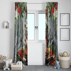 Koala Chef Christmas in July Window Curtain