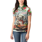 Personalised Koala Chef Christmas in July Women Polo Shirt