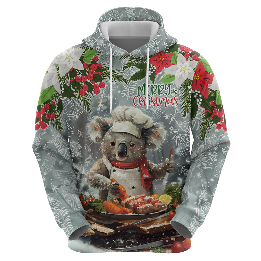 Personalised Koala Chef Christmas in July Zip Hoodie