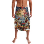 Personalised Aussie Christmas Kangaroo and Koala Lavalava