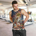 Personalised Aussie Christmas Kangaroo and Koala Men Tank Top