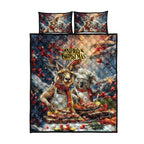 Aussie Christmas Kangaroo and Koala Quilt Bed Set