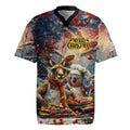 Personalised Aussie Christmas Kangaroo and Koala Rugby Jersey