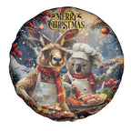 Aussie Christmas Kangaroo and Koala Spare Tire Cover