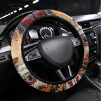 Aussie Christmas Kangaroo and Koala Steering Wheel Cover