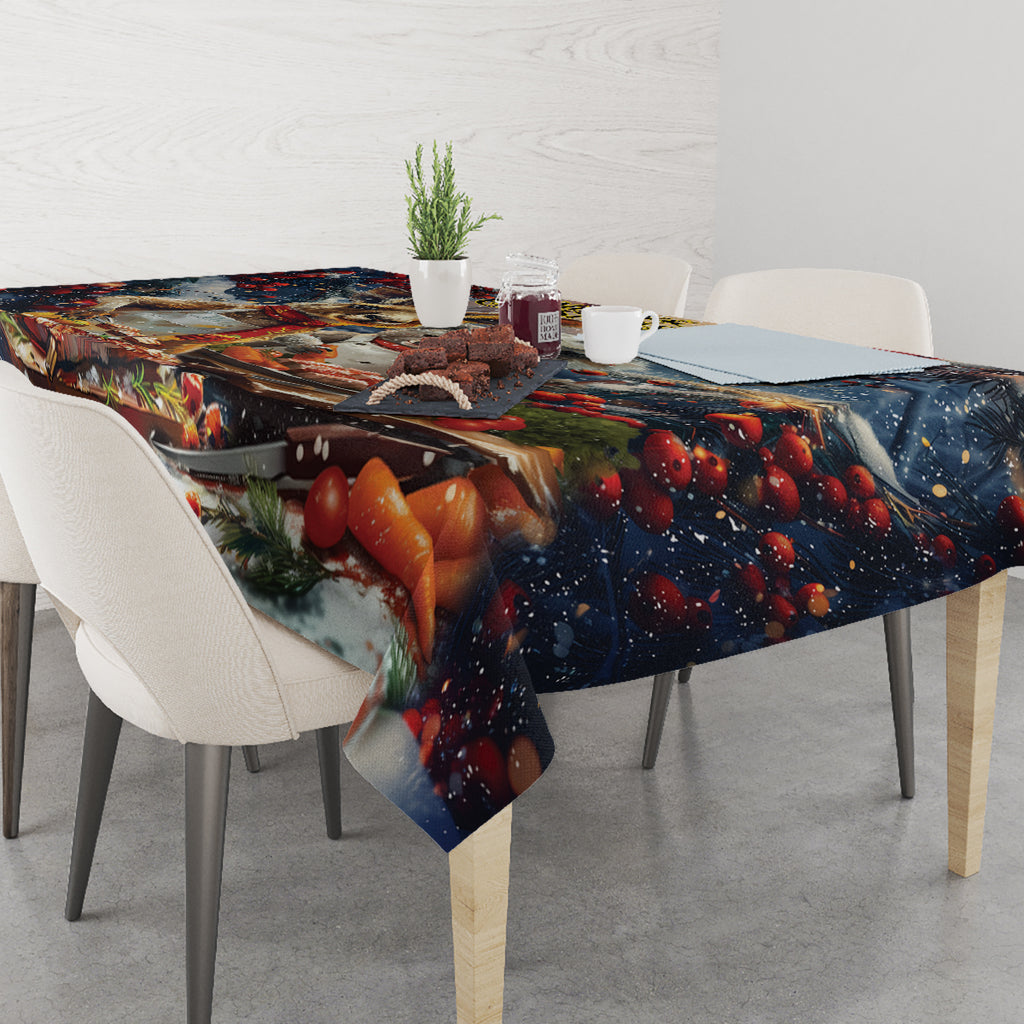 Aussie Christmas Kangaroo and Koala Tablecloth