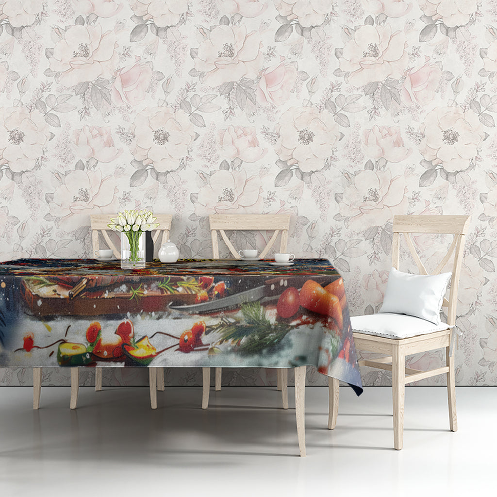 Aussie Christmas Kangaroo and Koala Tablecloth