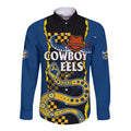 custom-text-and-number-nrl-combine-cowboys-and-parra-eels-long-sleeve-button-shirt-sporty-style