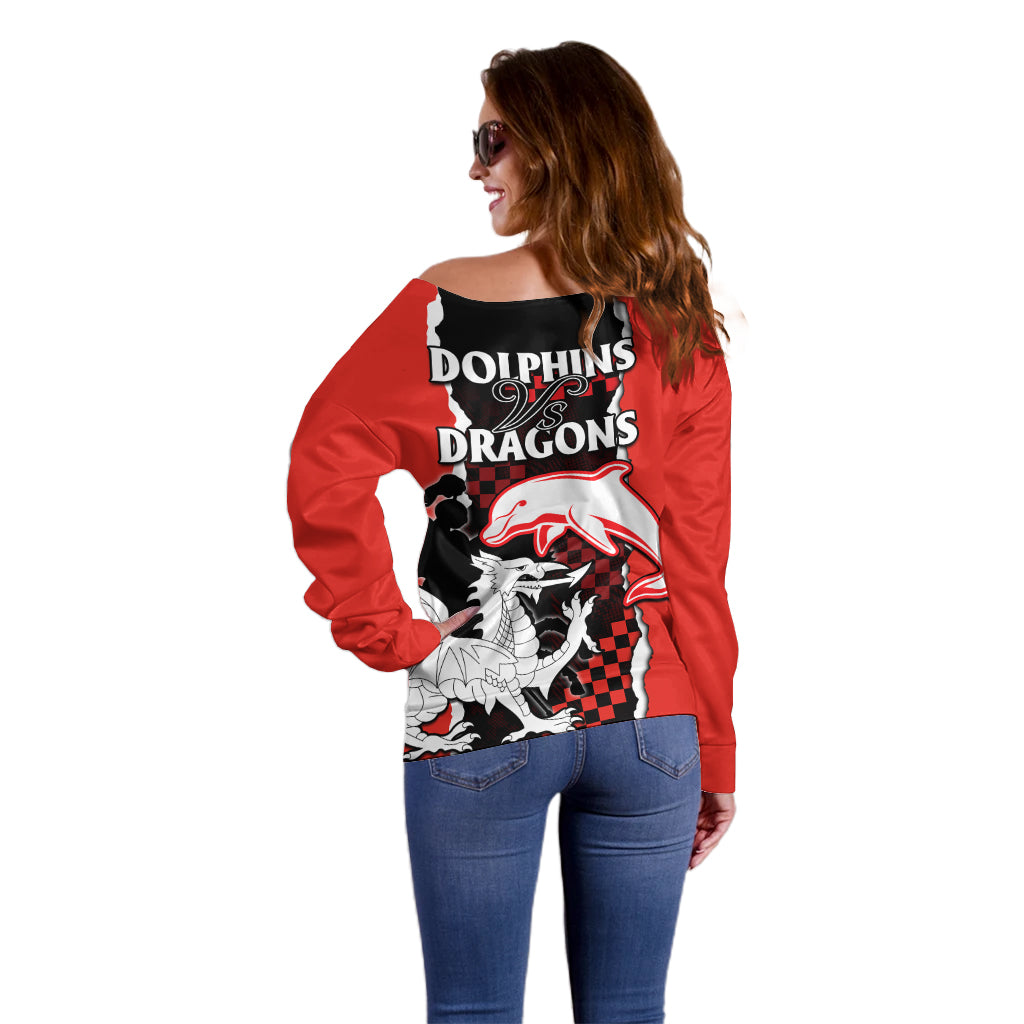 nrl-combine-dolphins-and-dragons-off-shoulder-sweater-sporty-style