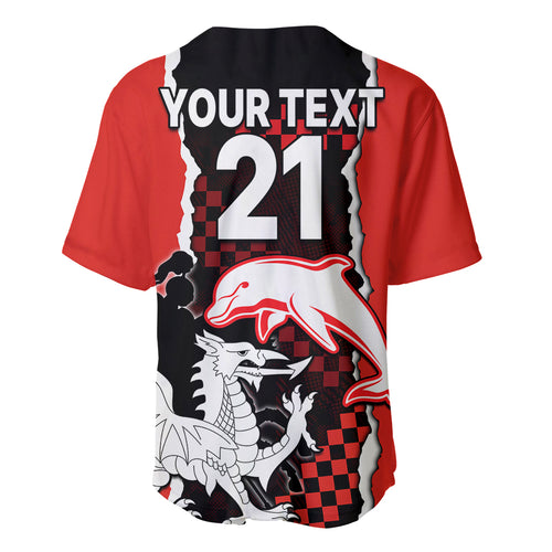 custom-text-and-number-nrl-combine-dolphins-and-dragons-baseball-jersey-sporty-style
