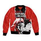 custom-text-and-number-nrl-combine-dolphins-and-dragons-bomber-jacket-sporty-style
