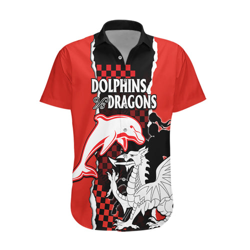 custom-text-and-number-nrl-combine-dolphins-and-dragons-hawaiian-shirt-sporty-style