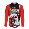 custom-text-and-number-nrl-combine-dolphins-and-dragons-long-sleeve-button-shirt-sporty-style