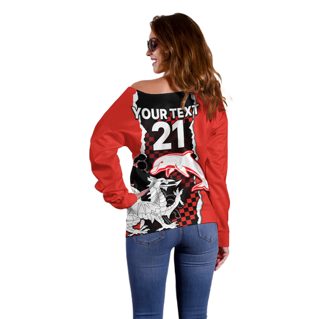 custom-text-and-number-nrl-combine-dolphins-and-dragons-off-shoulder-sweater-sporty-style