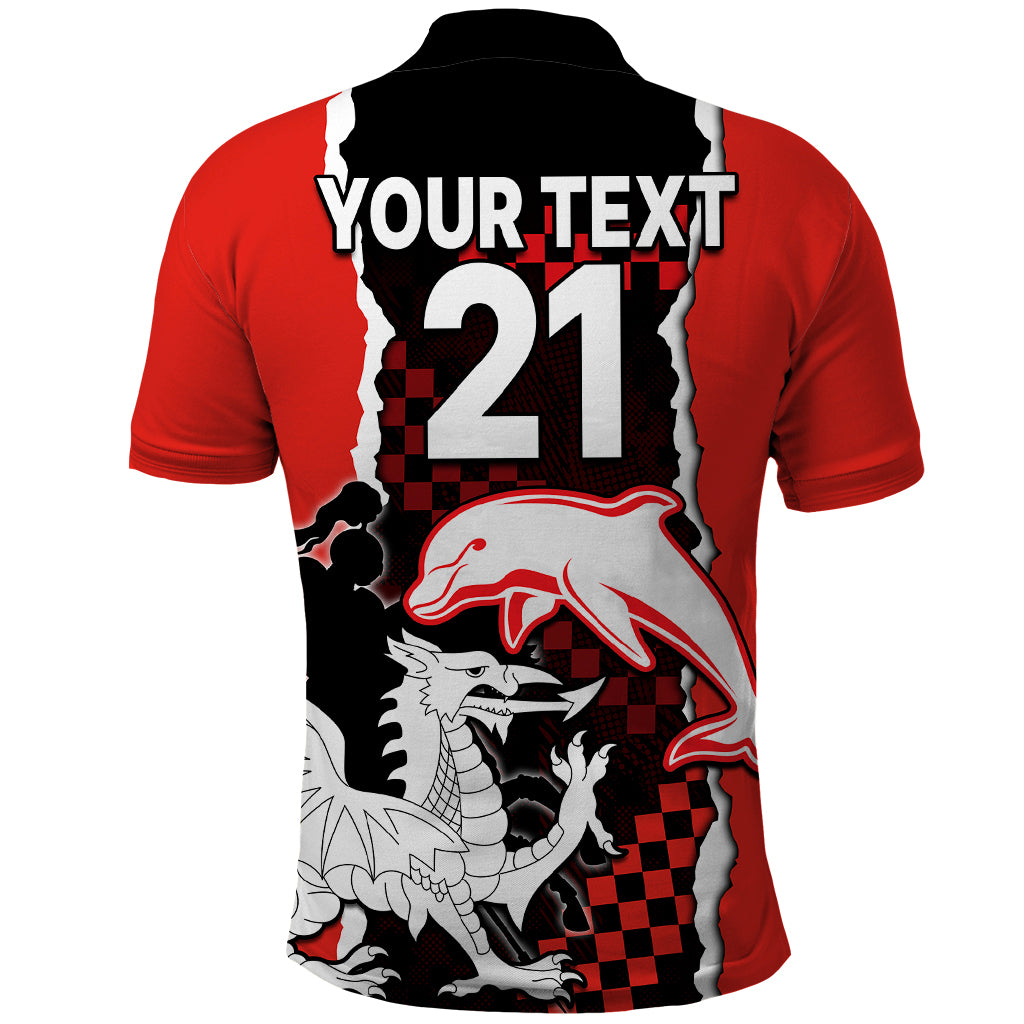 custom-text-and-number-nrl-combine-dolphins-and-dragons-polo-shirt-sporty-style